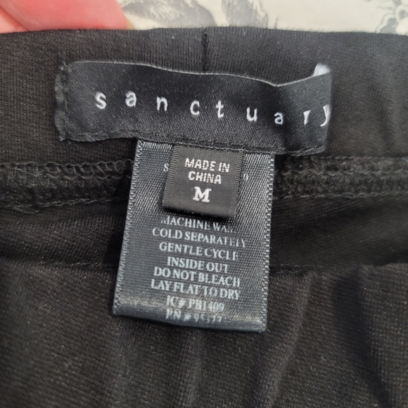 SANCTUARY Pull On Ponte Knit Slim Stretch Jegging Pants Women's Size M Black - Picture 8 of 16